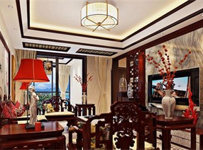 恒豐商城大戶(hù)型住宅中式設(shè)計(jì)