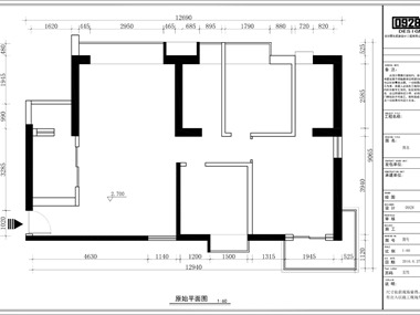 趙婷-北歐風三居室改造平面圖