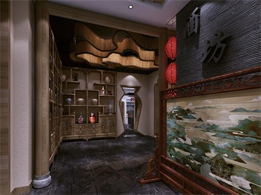 旭東設(shè)計(jì)-古越龍山黃酒餐廳